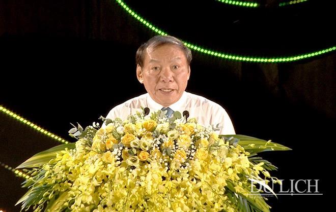 Bộ trưởng Bộ Văn hóa, Thể thao và Du lịch Nguyễn Văn Hùng phát biểu